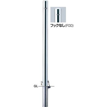 ピラーPA-7SK4 車止め交換用本体 サンポール