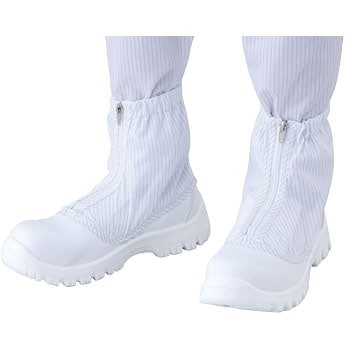 アズピュアクリーン安全ブーツ(ファスナー付き・ショートタイプ) アズワン