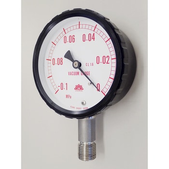 旭計器 密閉形真空計 A形 蒸気用耐振形 圧力範囲（MPA）：-0.1～0 1個
