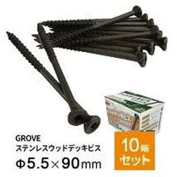 GROVE ステンレスウッドデッキビス(ケース売) グローブウッド(GROVE WOOD)