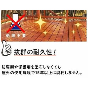 天然木ウッドデッキ材 セランガンバツ グローブウッド(GROVE WOOD)