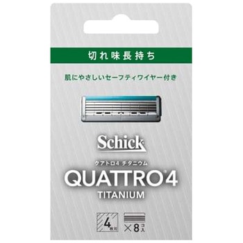 クアトロ4 チタニウム 替刃 Schick(シック)