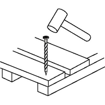 ユニクロスクリュー釘 ダイドーハント(旧:大同製鋲所)
