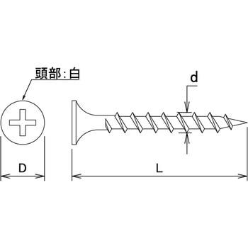 VP カラーコーススレッド 白 - ダイドーハント(旧:大同製鋲所)