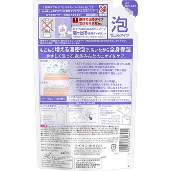 hadakara泡で出てくる薬用デオドラントボディソープ LION(ライオン)