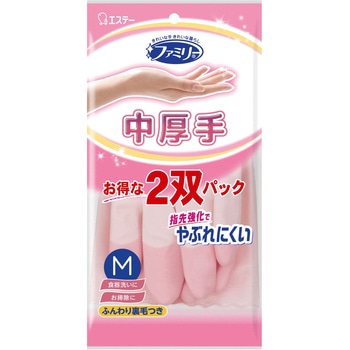 ファミリー ビニール中厚手 指先強化 エステー
