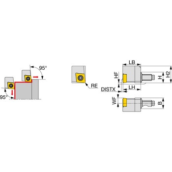 Y軸加工用スクリューオン式ヘッド QC12 タンガロイ
