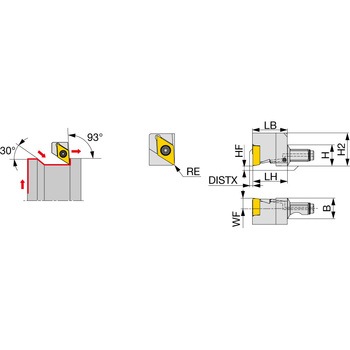Y軸加工用スクリューオン式ヘッド QC12 タンガロイ