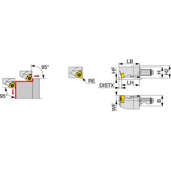 Y軸加工用スクリューオン式ヘッド QC12 タンガロイ