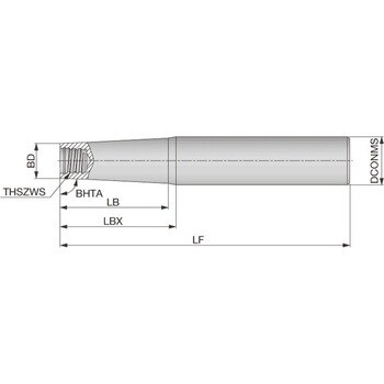 タングマイスター用シャンク VTSD type タンガロイ その他エンドミル