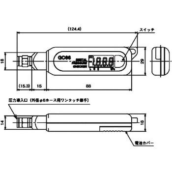 デジタル圧力チェッカ 形番：GC66