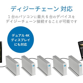 2GGAP3 LaCie d2 Thunderbolt3 1台 LaCie(ラシー) 【通販サイトMonotaRO】