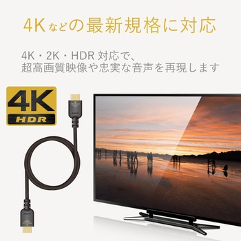 HDMIケーブル Premium スタンダード ブラック エレコム