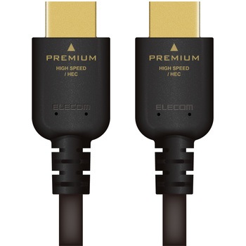 CAC-HDPS14E50BK HDMIケーブル Premium スタンダード ブラック エレコム 73821895