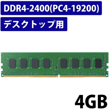 デスクトップ用メモリ 4GBx2(8GB) DDR4-2400