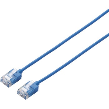 LANケーブル CAT6A ギガビット RJ-45コネクタ スーパースリム ショートコネクタ RoHS エレコム