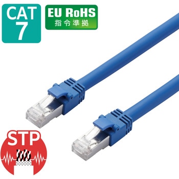 LANケーブル cat7 より線 爪折れ防止 つめ折れ防止保護カバー付き RoHS LD-TWS エレコム