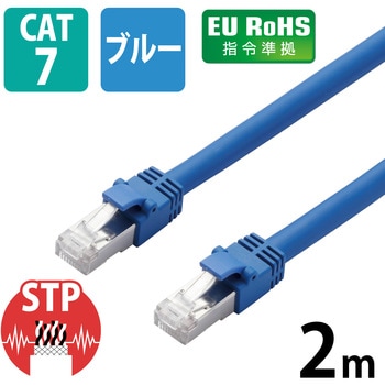 LANケーブル cat7 より線 爪折れ防止 つめ折れ防止保護カバー付き RoHS LD-TWS エレコム