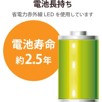 ワイヤレスマウス 無線 USB 3ボタン IRマウス 省電力 電池長持ち シンメトリーデザイン 両利き対応 エレコム