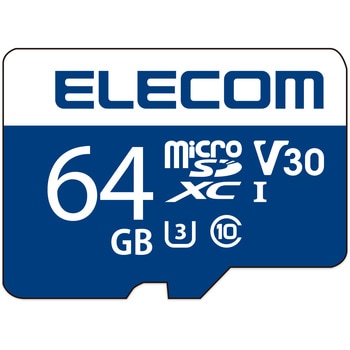マイクロSDカード 【UHS-I】 SD変換アダプタ付 読出80MB/s 高速データ転送 データ復旧サービス メモリーカード エレコム