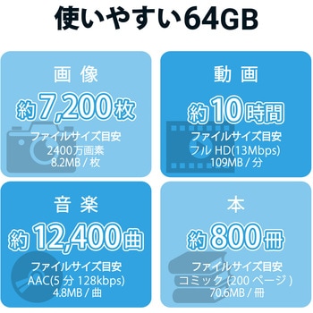 マイクロSDカード 【UHS-I】 SD変換アダプタ付 読出80MB/s 高速データ転送 データ復旧サービス メモリーカード エレコム