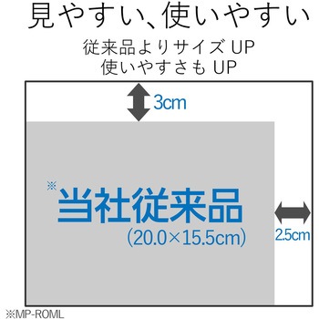 ローマ字入力マウスパッド Xlサイズ エレコム マウスパッド 通販モノタロウ Mp Rombg