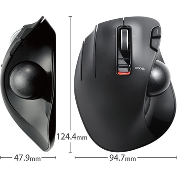 トラックボールマウス スマートスクール / 無線トラックボールマウス左手用 M-XT4DRBK