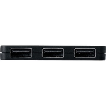 USBハブ 2.0 4ポート バスパワー ケーブル収納 コンパクト スリム エレコム