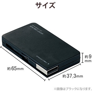 USBハブ 2.0 4ポート バスパワー ケーブル収納 コンパクト スリム エレコム