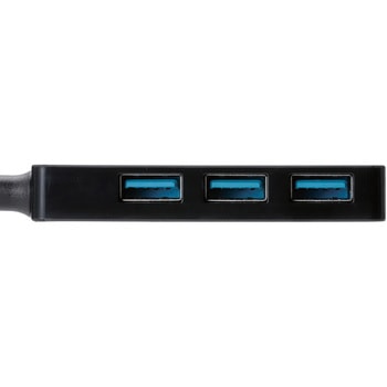 USBハブ 3.0 4ポート セルフパワー 薄型 コンパクト タブレット向け ケーブル長 30cm ACアダプタ エレコム