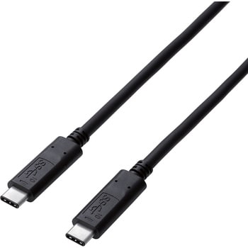 USBケーブル タイプC USB3.1(Gen2) C-C 5A出力 PD対応 認証品 エレコム ...
