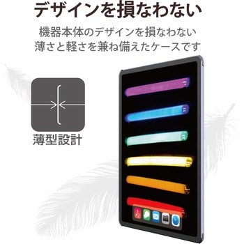iPad mini 8.3インチ 第6世代 (2021年) ケース シェルカバー クリア エレコム