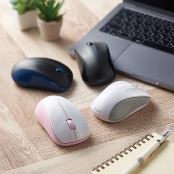 ワイヤレスマウス 無線 Bluetooth 3ボタン 抗菌 軽量 IR LED Mサイズ エレコム