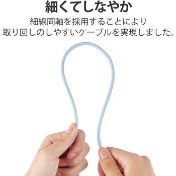 USBケーブル C-C Type-Cケーブル USB4 80cm エレコム