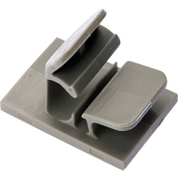 コードクリップ 押し込み固定 テレホングレー PANDUIT(パンドウイット)