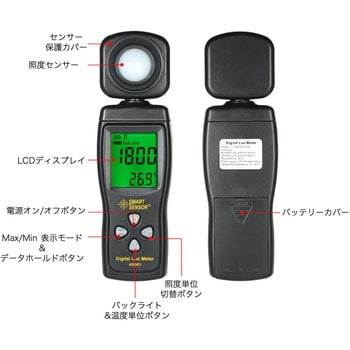 illuminance-meter デジタル照度計 1個 MCP=Joman 【通販モノタロウ】