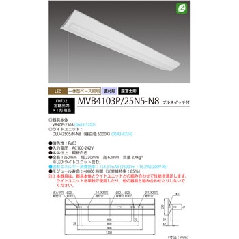 Nuシリーズ40形 器具本体ライトユニットセット 逆冨士形 230mm幅 HotaluX(ホタルクス)
