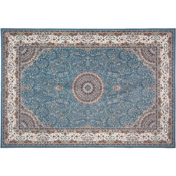 高級絨毯風の転写プリントラグ 萩原