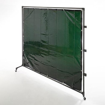 2000x2150mm 溶接作業フェンスセット(グリーン エスコ