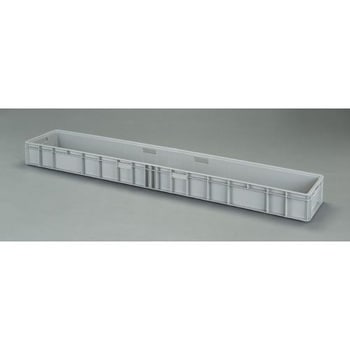 1508x335x149mm/55.9L コンテナ(ライトグレー) エスコ