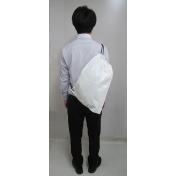 400x500mm 簡易ショルダーバッグ(乳白色/5枚) エスコ