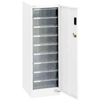 277x366x880mm セキュリティ収納ケース(9段) エスコ