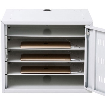 500x500x410mm ノートパソコン収納キャビネット エスコ
