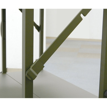 915x450x1370mm/4段ラック棚(折畳式) エスコ
