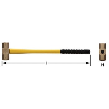 4000g/58x840mm スレッジハンマー(ノンスパーキング) エスコ