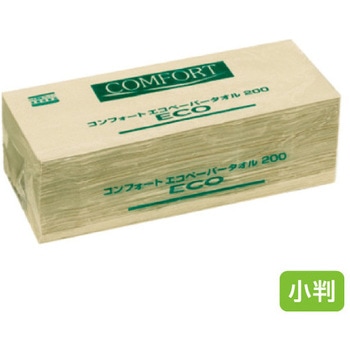 170x220mm ペーパータオル(42パック/1箱) エスコ