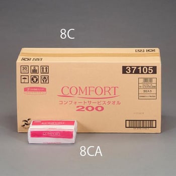 EA929AE-8C 220x230mm ペーパータオル(30パック/1箱) 1ケース(30パック