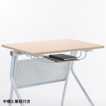 650x500x700mm 折りたたみデスク(木目) エスコ