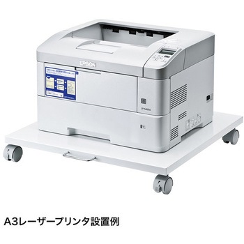 600x635x 90mm プリンタースタンド(キャスター付 エスコ