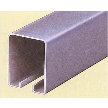 75x56mm/3.64m(4号) トラックレール(スチール) エスコ